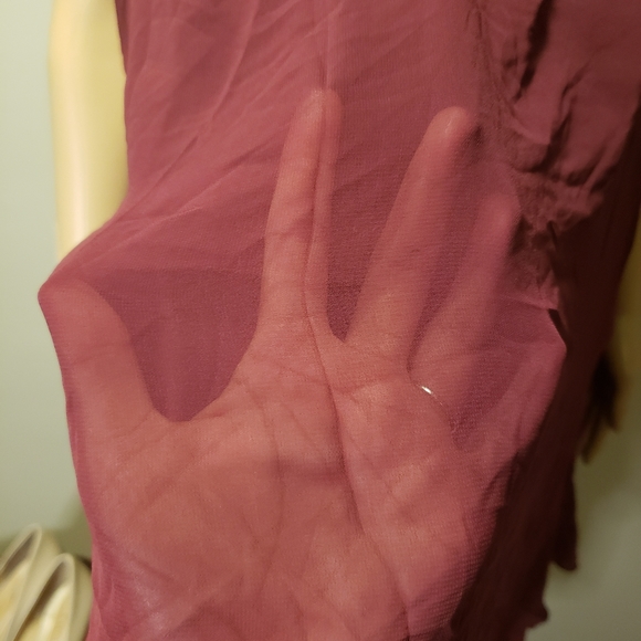 Body Flirt Burgundy Extra Large Dress - Picture 3 of 10